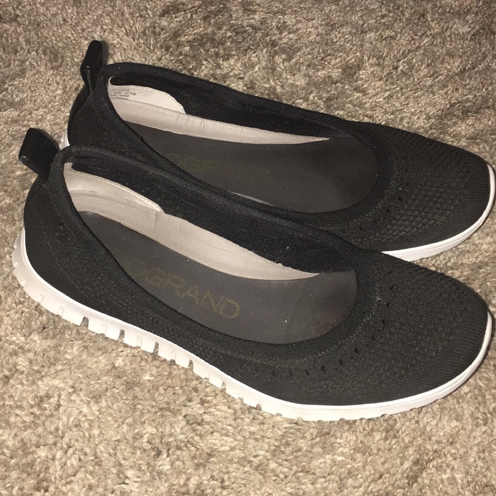 Cole Haan Women’s 7.5 ZEROGRAND Ballet Flat Black